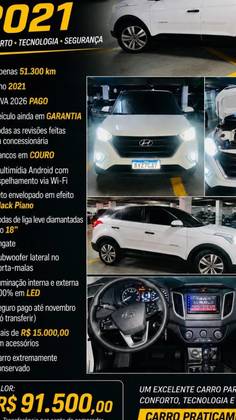 HYUNDAI CRETA 1.6 16V FLEX ATTITUDE AUTOMÁTICO